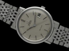 1973 Omega De Ville Vintage Mens Full Size Automatic with Beads of Rice Bracelet