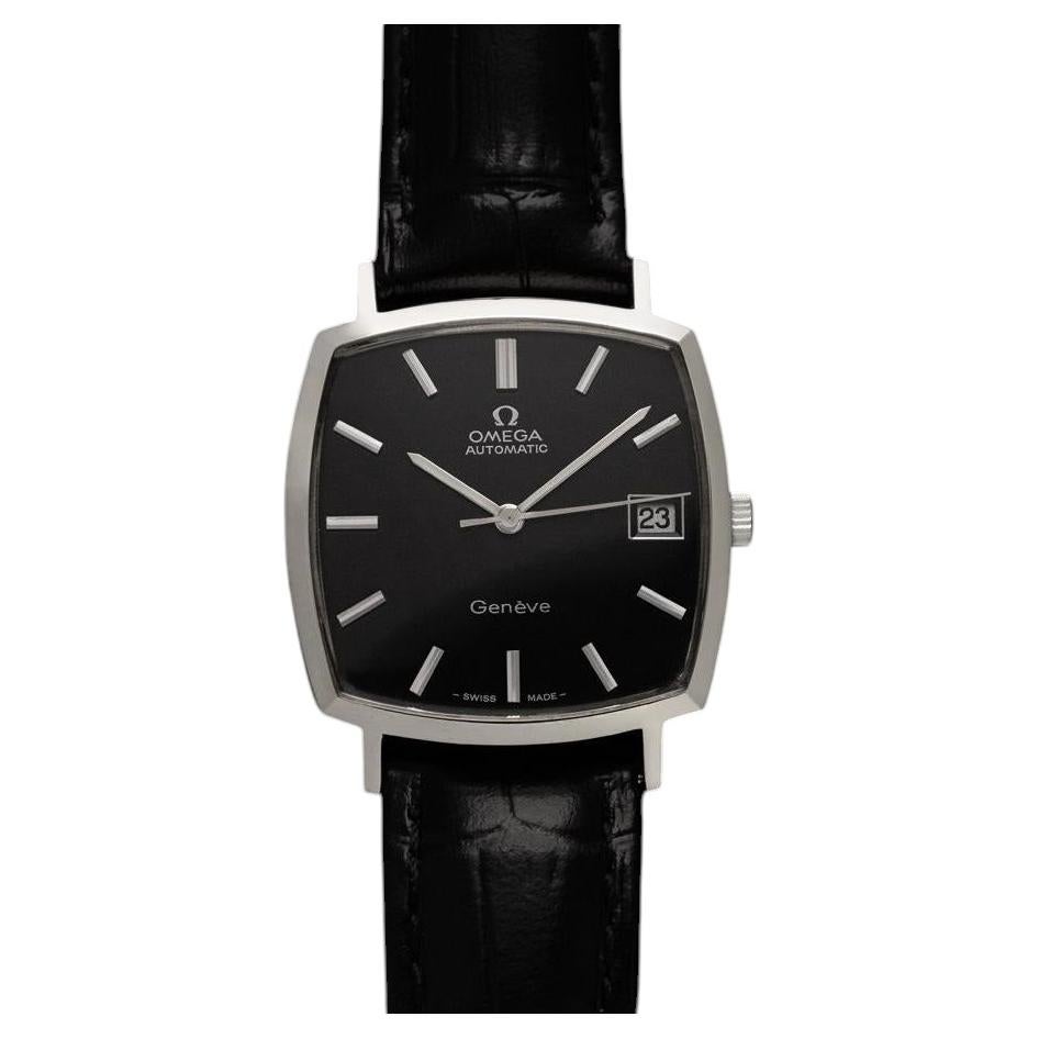 1973 Omega Geneve Vintage Mens Automatic Dress Watch - Stainless Steel