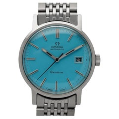 1973 Omega Geneve Vintage Orologio automatico da uomo con data a regolazione rapida - SS