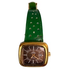 Vintage Retro Omega Lady Sport 18 K Gold Dynamic, Circa 1973, Rare & Chic