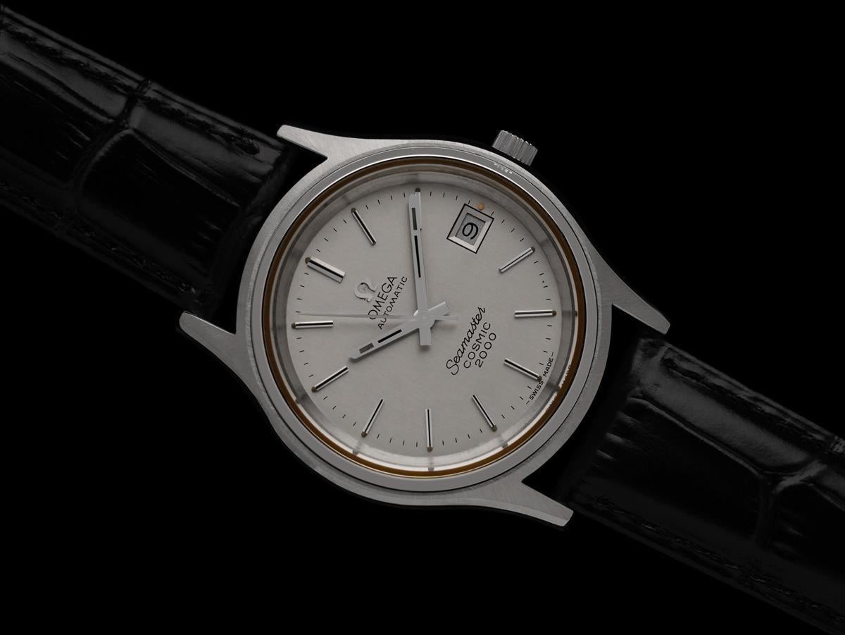 1973 Omega Seamaster Cosmic 2000 Vintage Retro Herren-Tauchuhr - Edelstahl im Zustand „Hervorragend“ im Angebot in Suwanee, GA