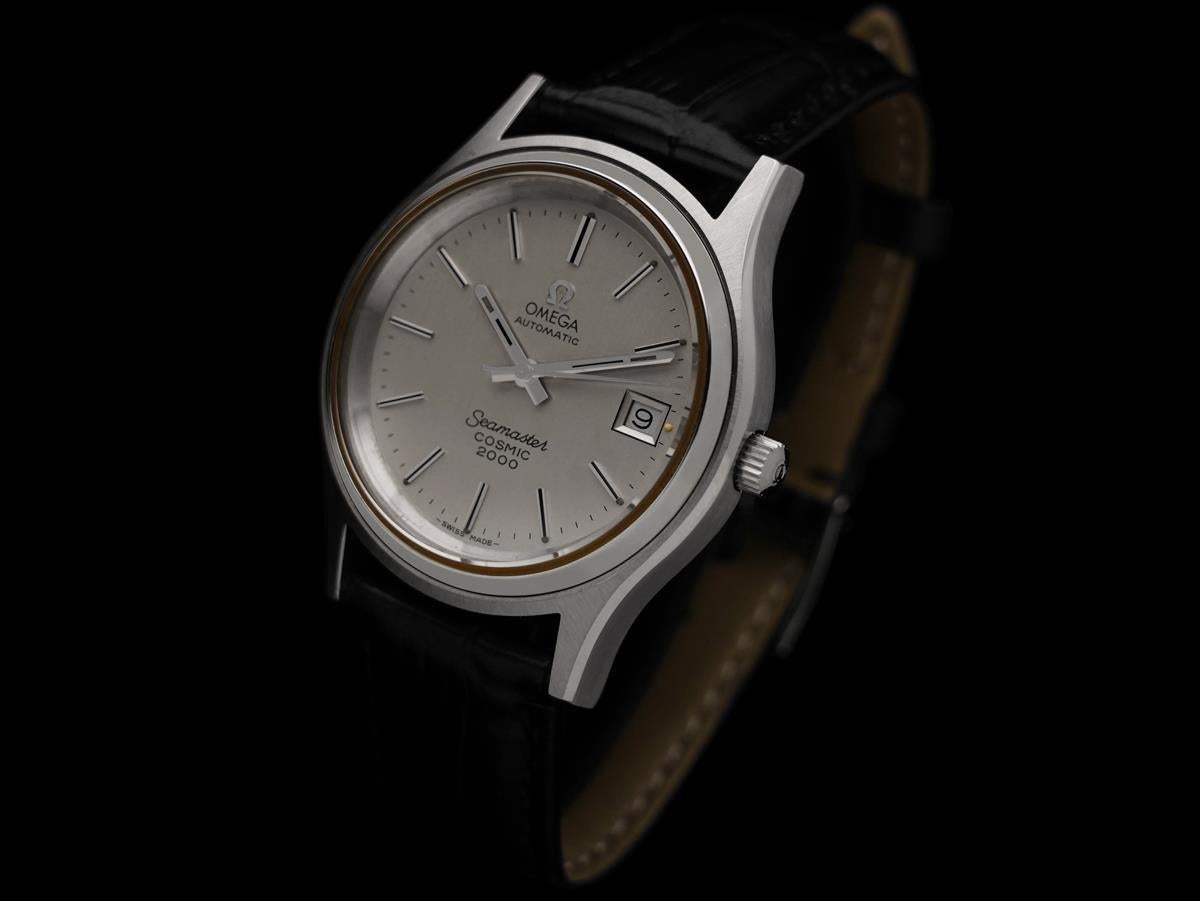 1973 Omega Seamaster Cosmic 2000 Vintage Retro Herren-Tauchuhr - Edelstahl im Angebot 1