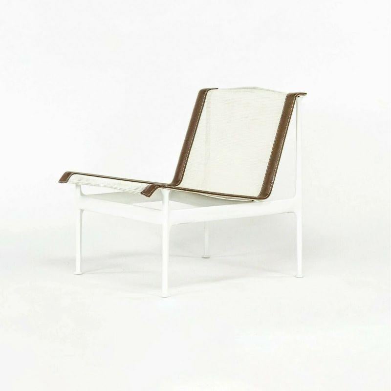 1973 Pair of Richard Schultz for Knoll 1966 Series Rare Armless Lounge Chairs For Sale 2