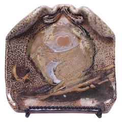 Used 1973 Pollack Stoneware Slab / Decorative Plate