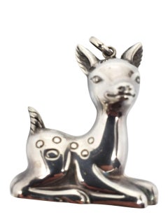 1973 R. M. Trush Sterling Silver Deer Pendant #22468