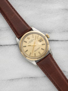 1973 Rolex Datejust 1601 Two-Tone Champagne Dial Automatic 36mm