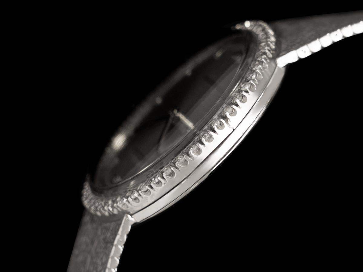 1973 ROLEX PRECISION Vintage Mens Stainless Steel & Diamond Watch - Mint For Sale 1