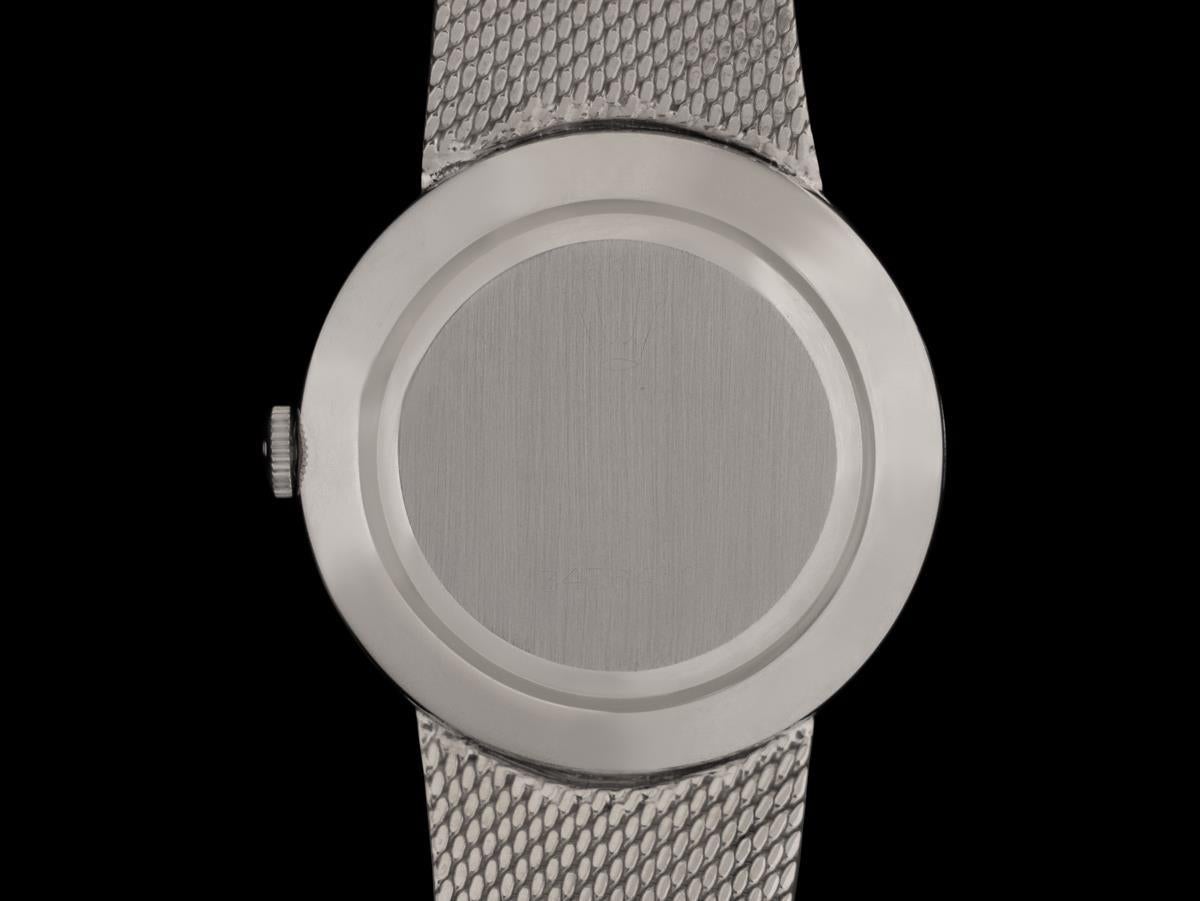 1973 ROLEX PRECISION Vintage Mens Stainless Steel & Diamond Watch - Mint For Sale 2