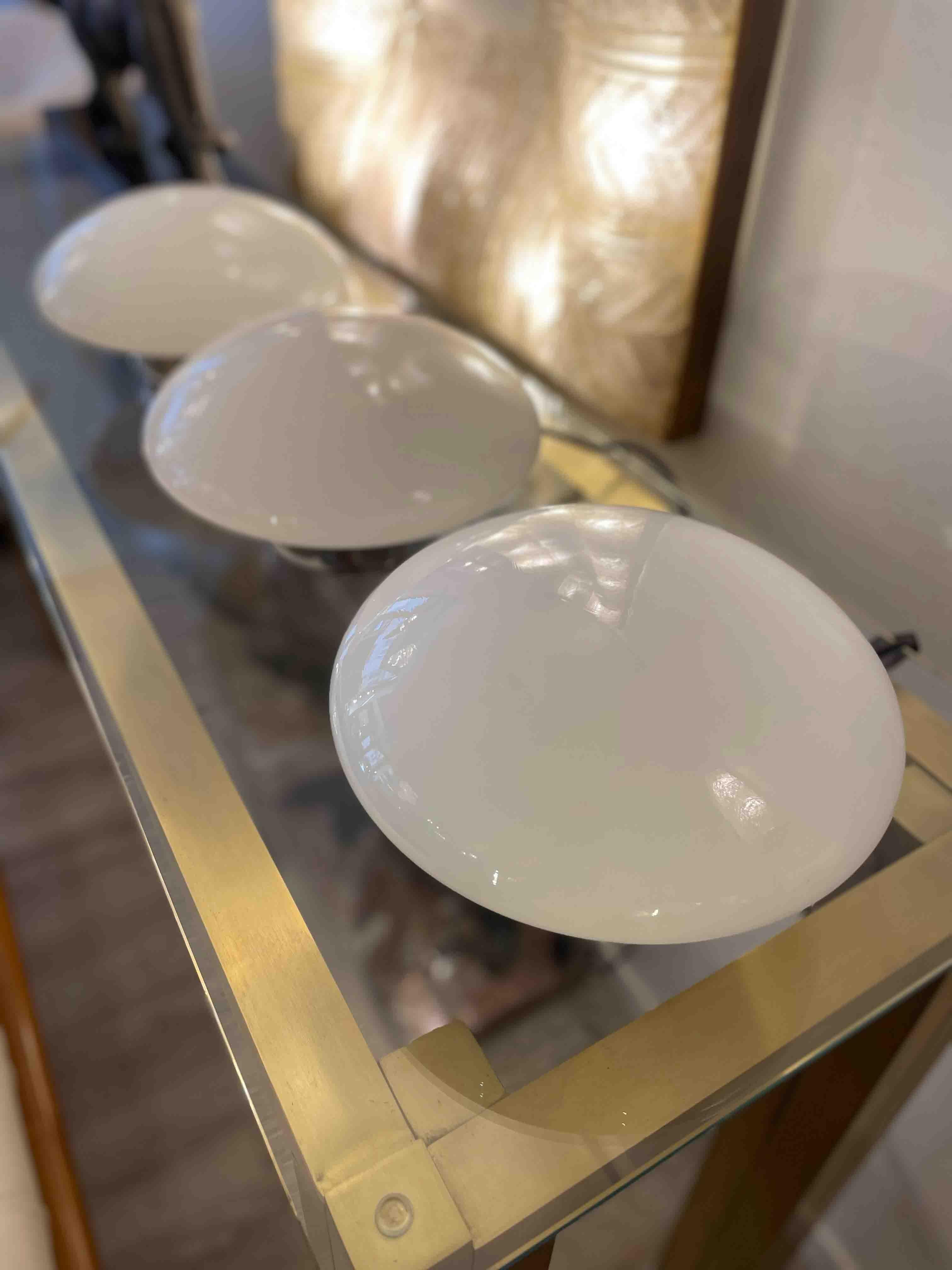 1973 Sergio Mazza and Giuliana Gramigna Table Lamps, Diameter 25 x H 16cm 4