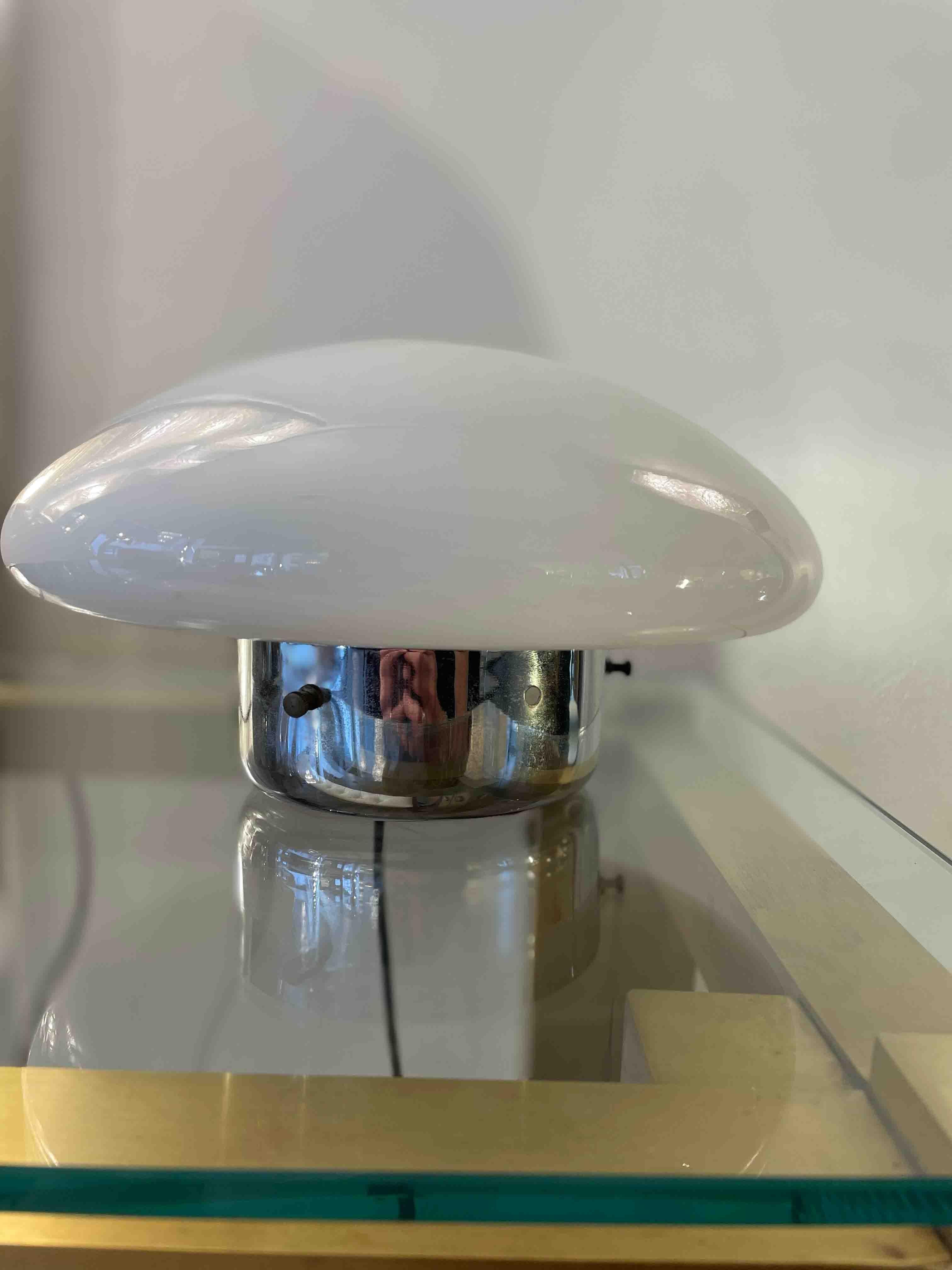 1973 Sergio Mazza and Giuliana Gramigna Table Lamps, Diameter 25 x H 16cm 6