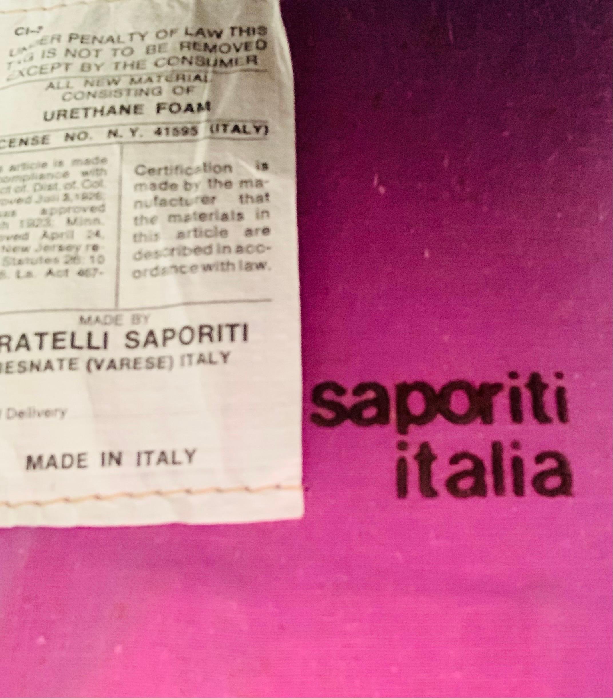 Laccato 1973 Coppia di sedie da pranzo 