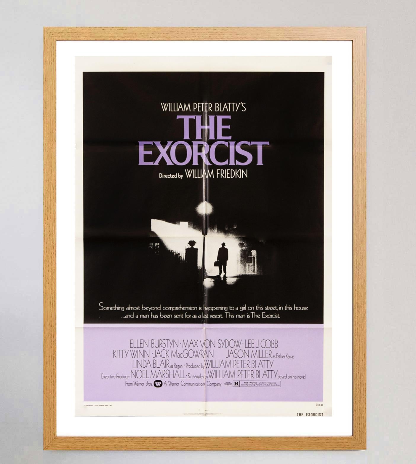 Américain Affiche vintage originale de l'Exorciste, 1973 en vente