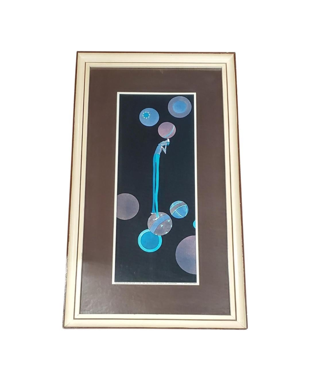 1973 „Die Götter verschließen den Ruhm des Gottes ...“ Gerahmte Serigrafie von John L. Eastman im Angebot 3