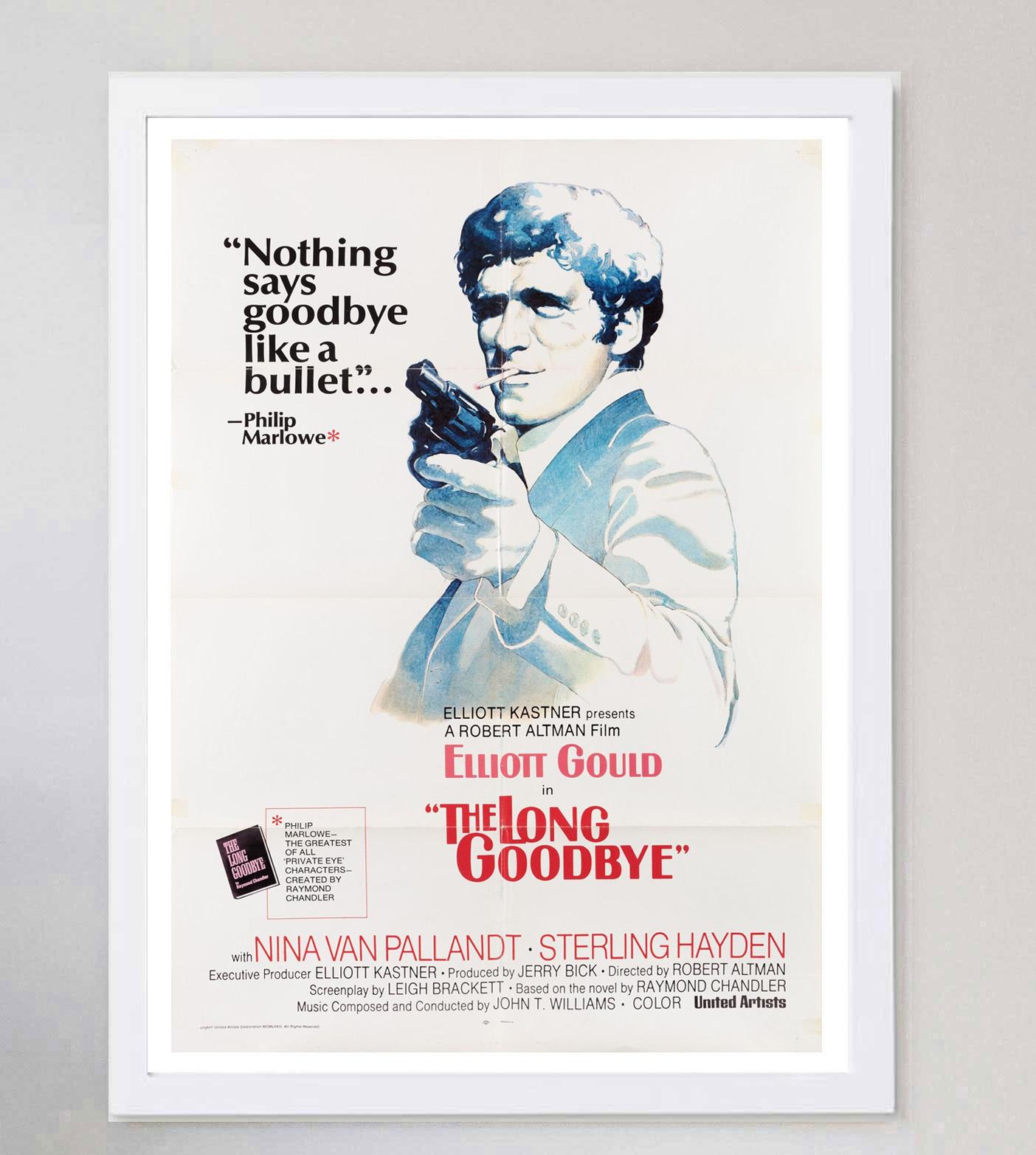 1973 El largo adiós Cartel original de época finales del siglo XX en venta