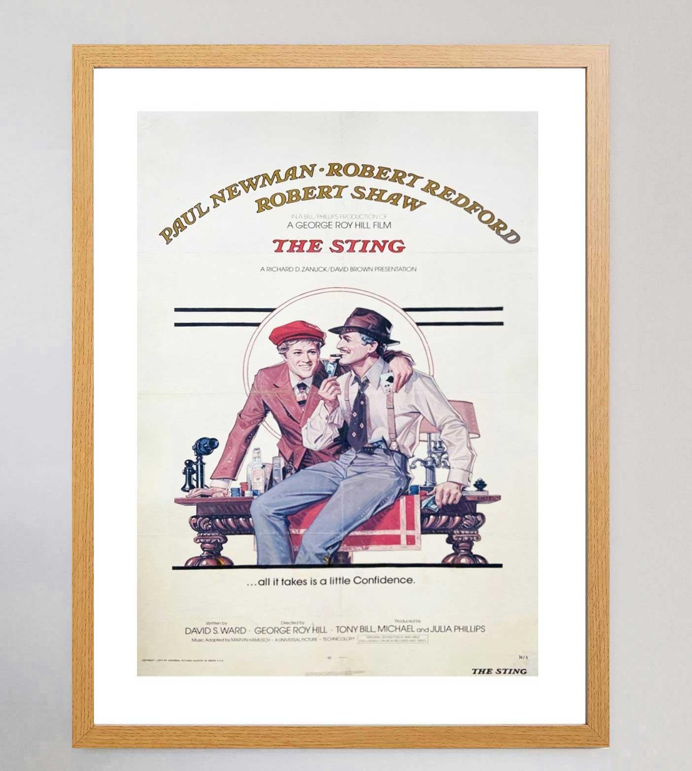 1973 „The Sting“, Original-Vintage-Poster (amerikanisch) im Angebot