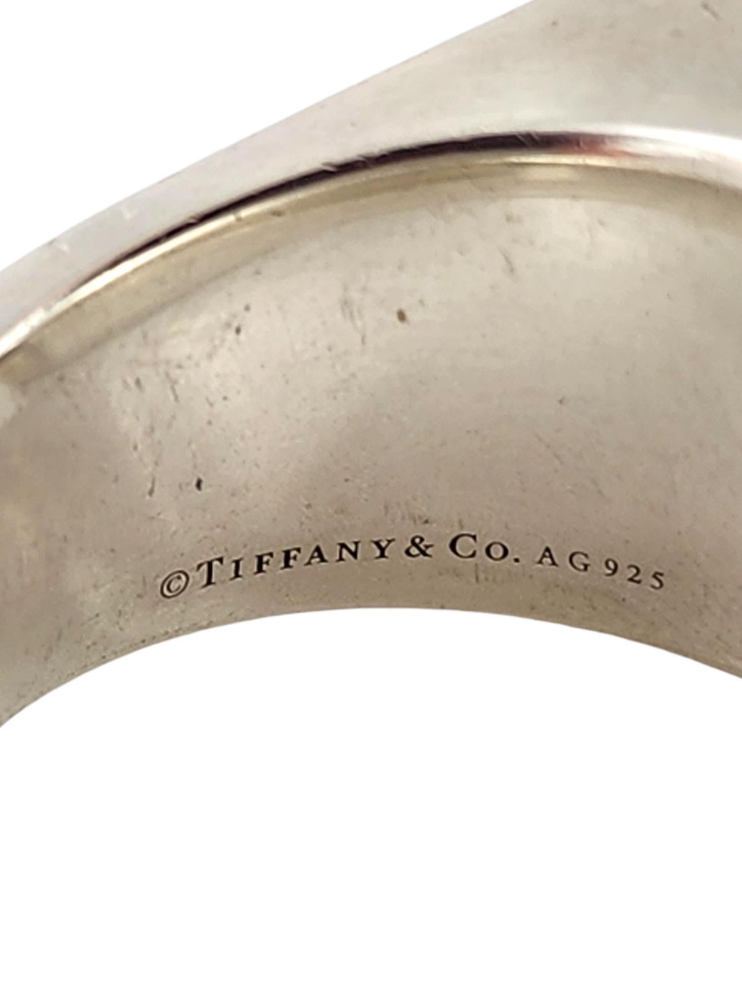 1973 Tiffany & Co Don Berg Sterling Geometric Architectural Ring Size 8.5 #18377 2