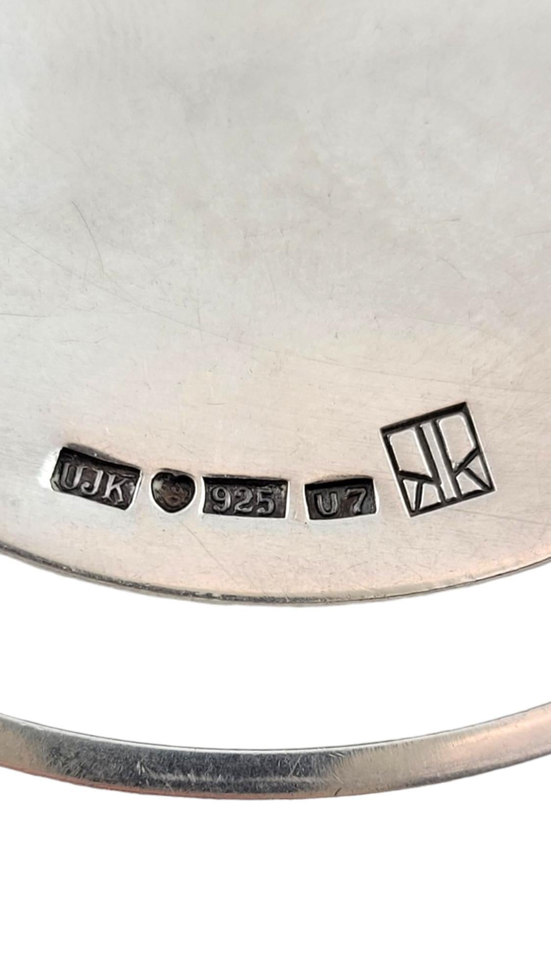 1973 Urpo Kajander per Kaunis Koro Finlandia Collana modernista in argento #17875 in vendita 1