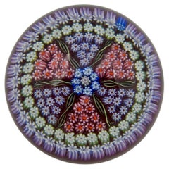 1974-1975 Perthshire Millefiori Art Glass LE Paperweight PP25