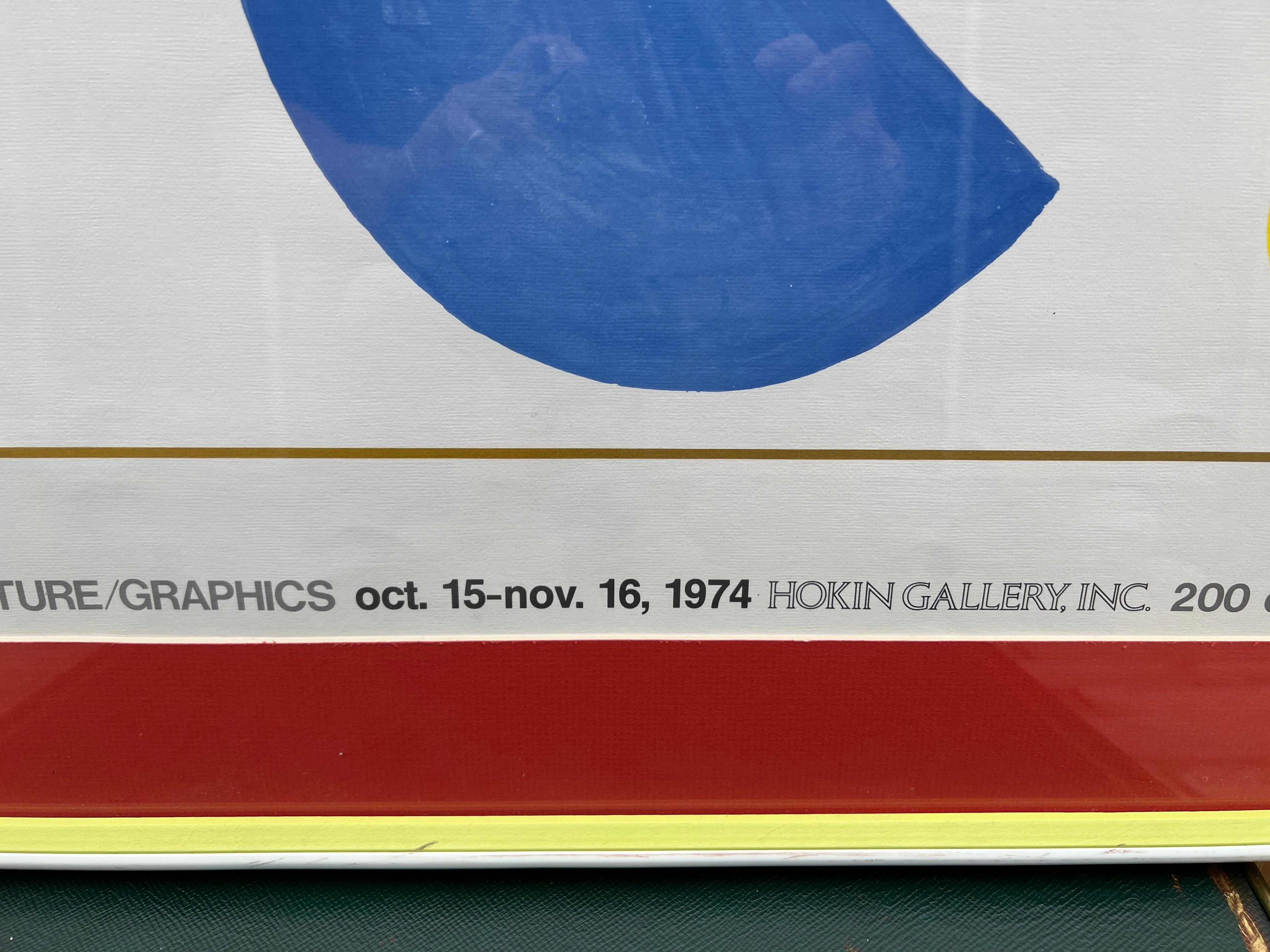 Ausstellungsplakat „Paintings / Sculpture / Graphics“, Alexander Calder, 1974  im Zustand „Gut“ im Angebot in Atlanta, GA
