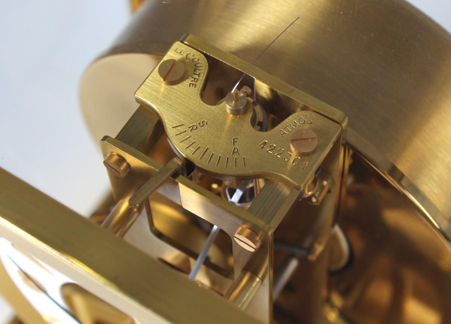 1974 Atmos Clock, Jaeger LeCoultre In Good Condition In Greven, DE