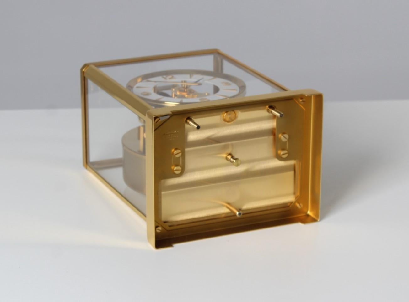 Brass 1974 Atmos Clock, Jaeger LeCoultre