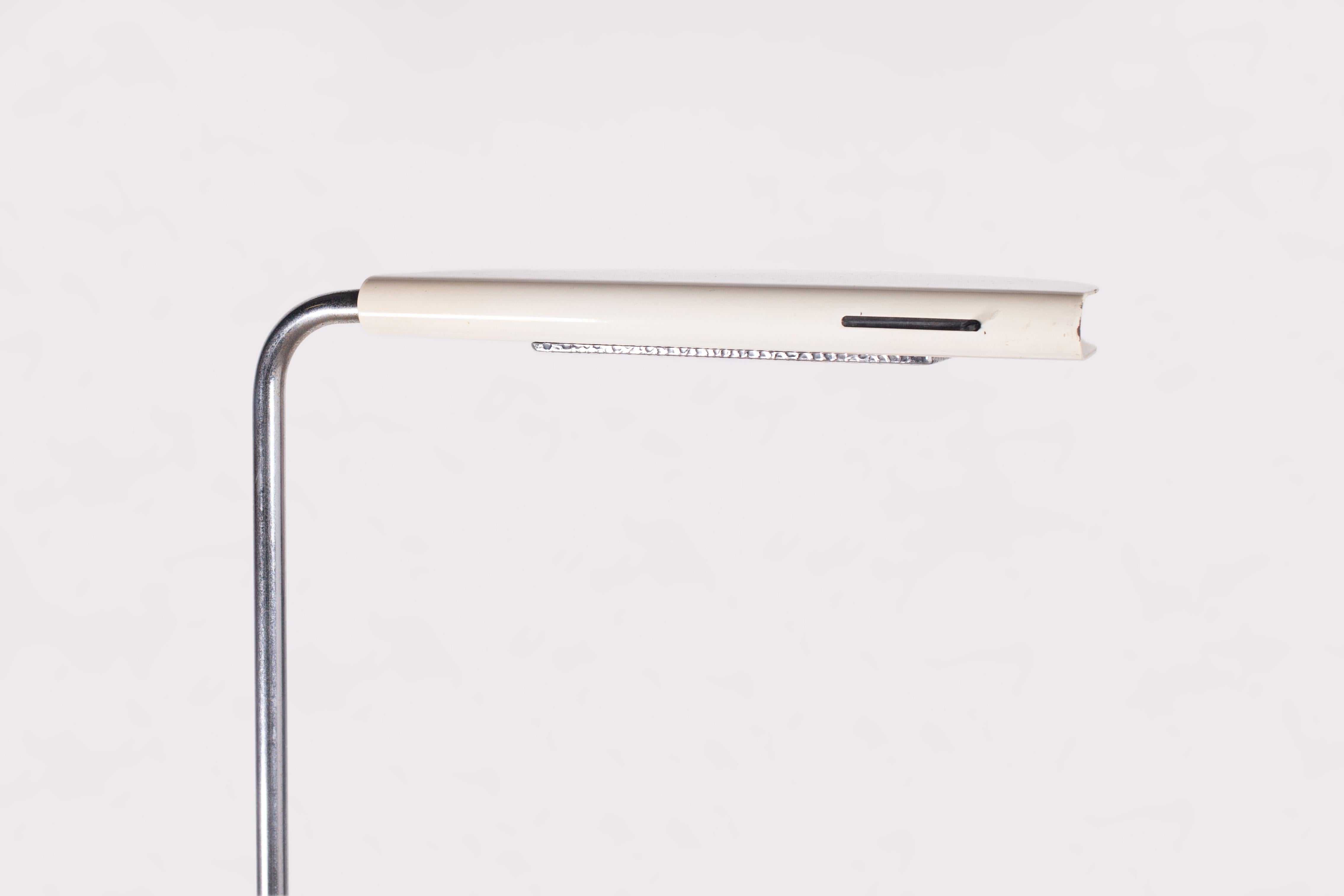 1974 Bruno Gecchelin Standing Floor Lamp in White & Marble for Skipper, Italy. For Sale 2