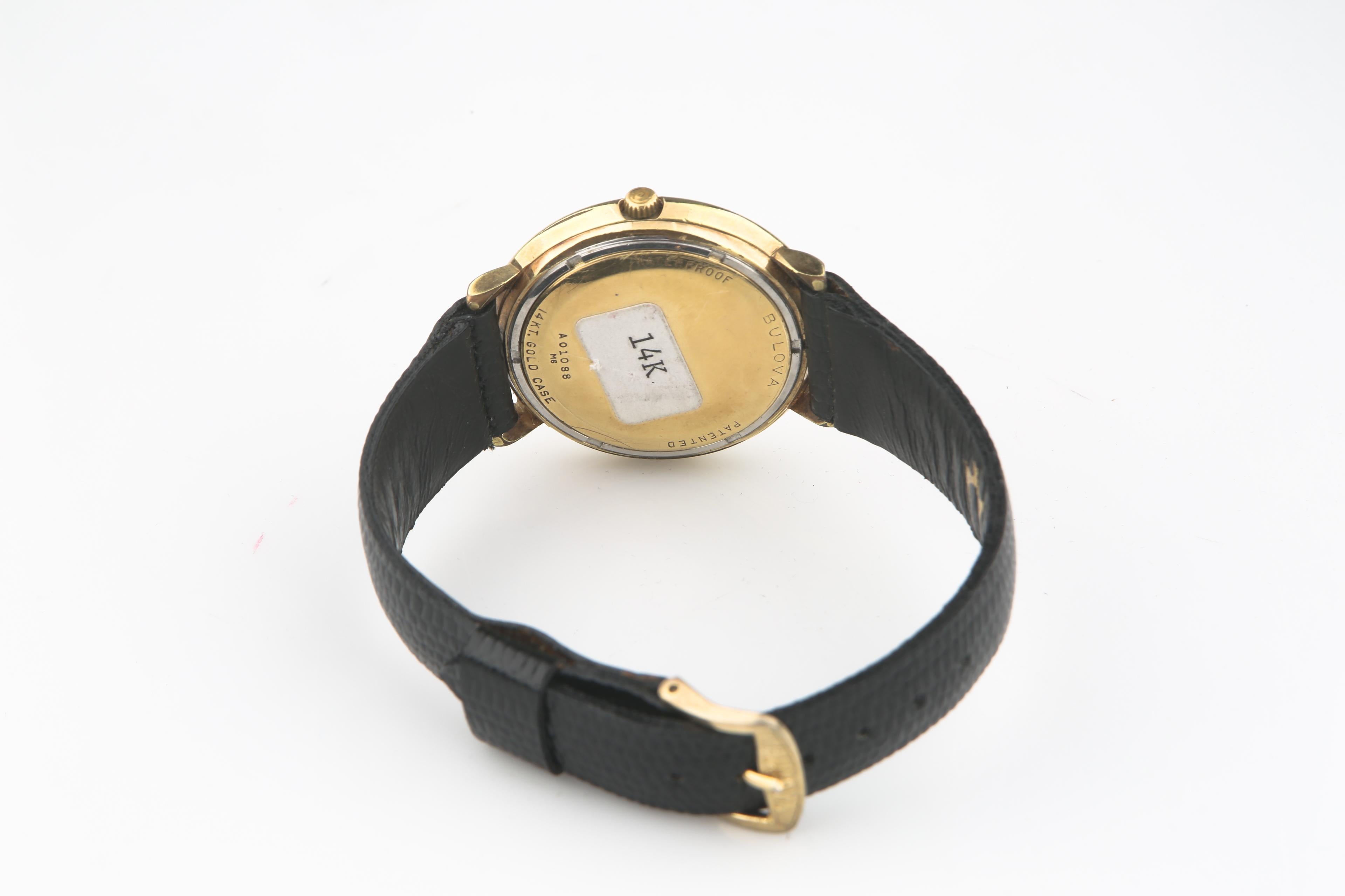 1974 Orologio da uomo Bulova Accutron placcato oro con movimento a diapason 2110 In condizioni buone in vendita a Van Nuys, CA