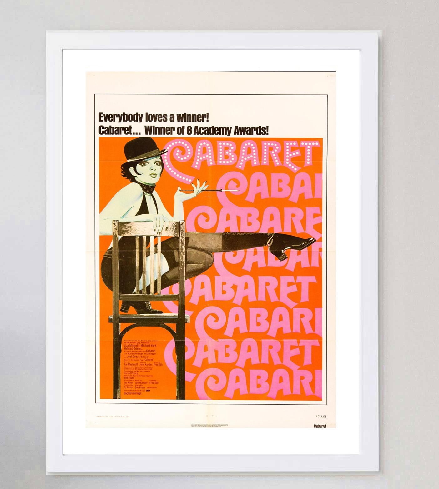 Americano 1974 Cabaret Poster originale d'epoca in vendita