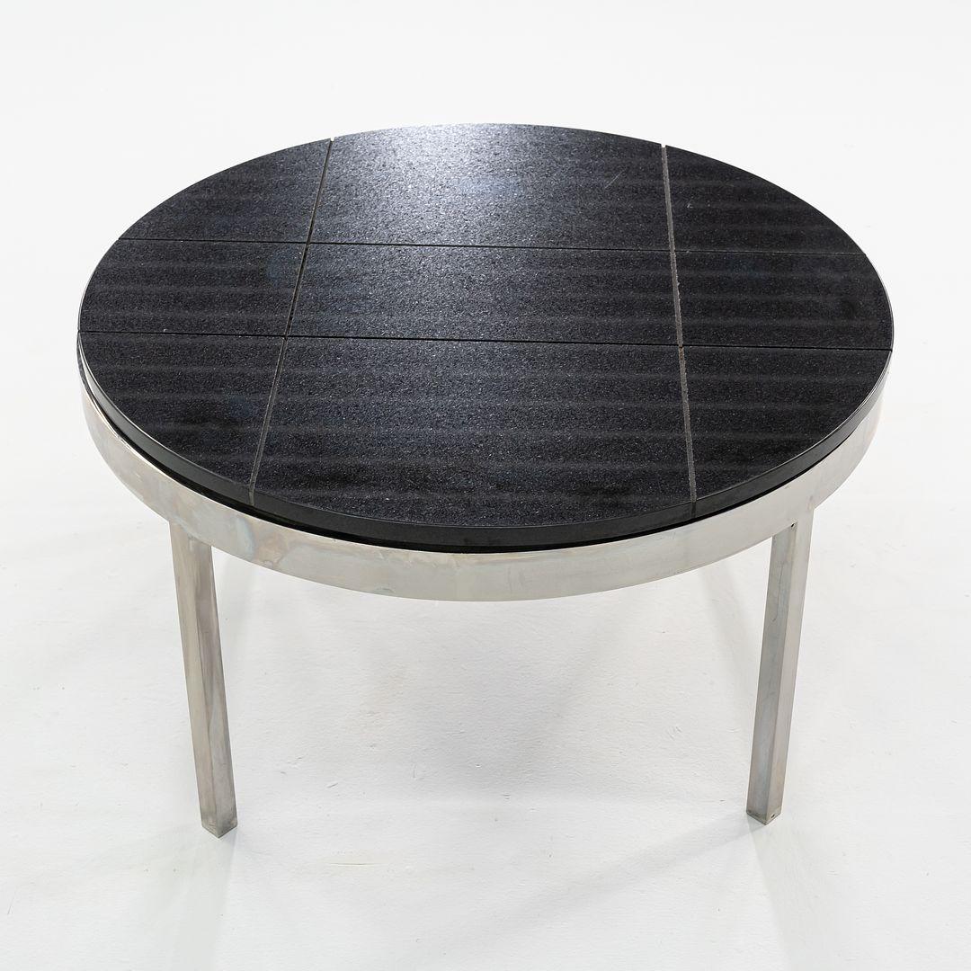 1974 Davis Allen & Gordon Bunshaft of SOM Coffee Table Granite & Steel 4x Avail en vente 4