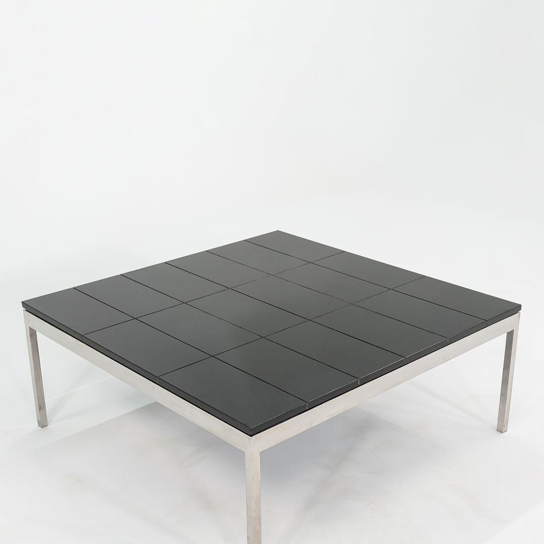 1974 Davis Allen & Gordon Bunshaft of SOM Coffee Table Granite & Steel 4x Avail en vente 4