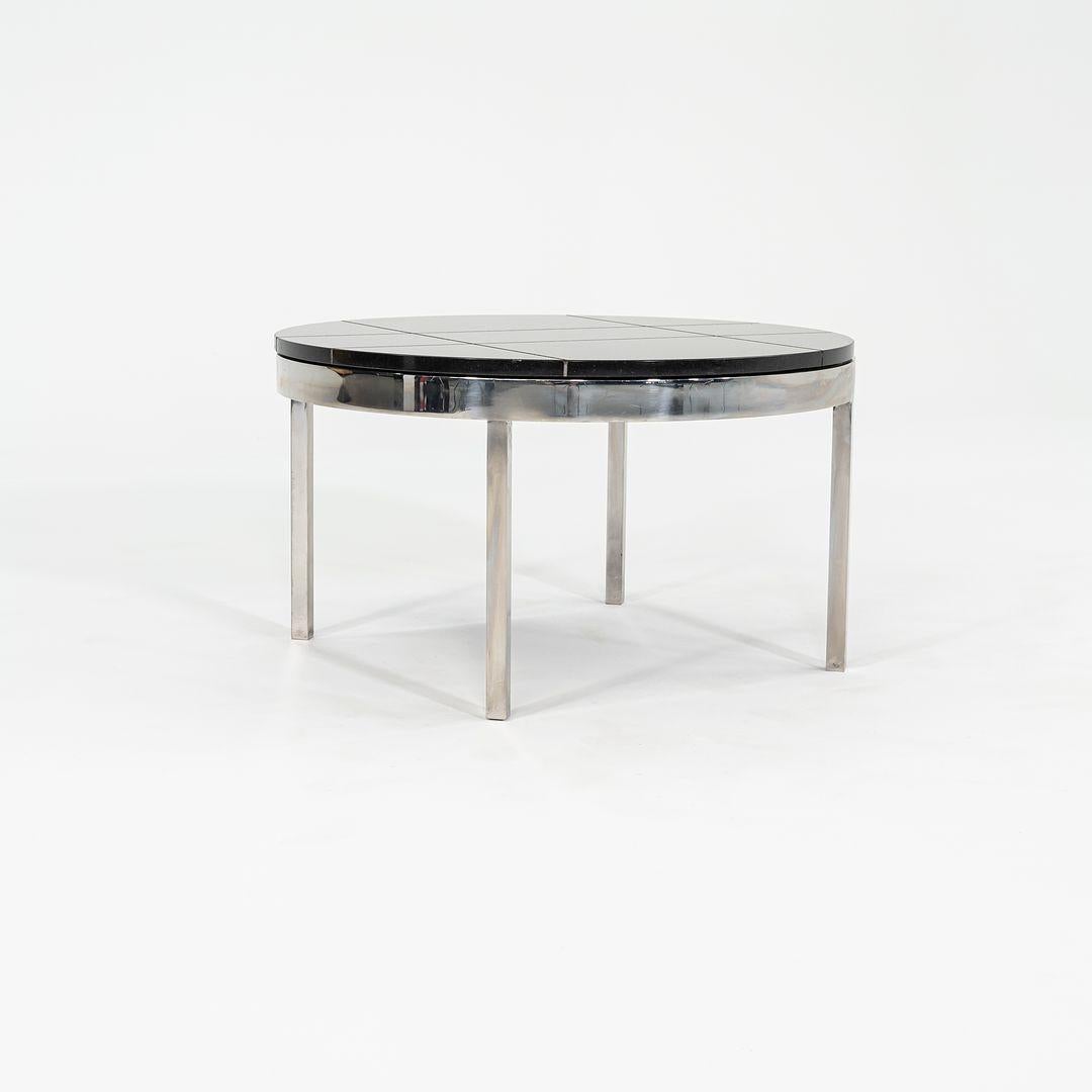 Moderne 1974 Davis Allen & Gordon Bunshaft of SOM Coffee Table Granite & Steel 4x Avail en vente