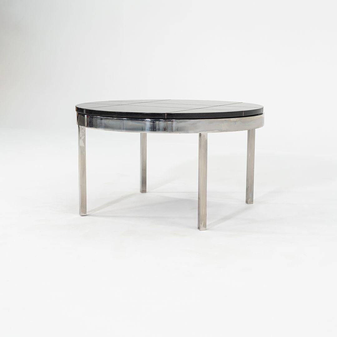 Américain 1974 Davis Allen & Gordon Bunshaft of SOM Coffee Table Granite & Steel 4x Avail en vente
