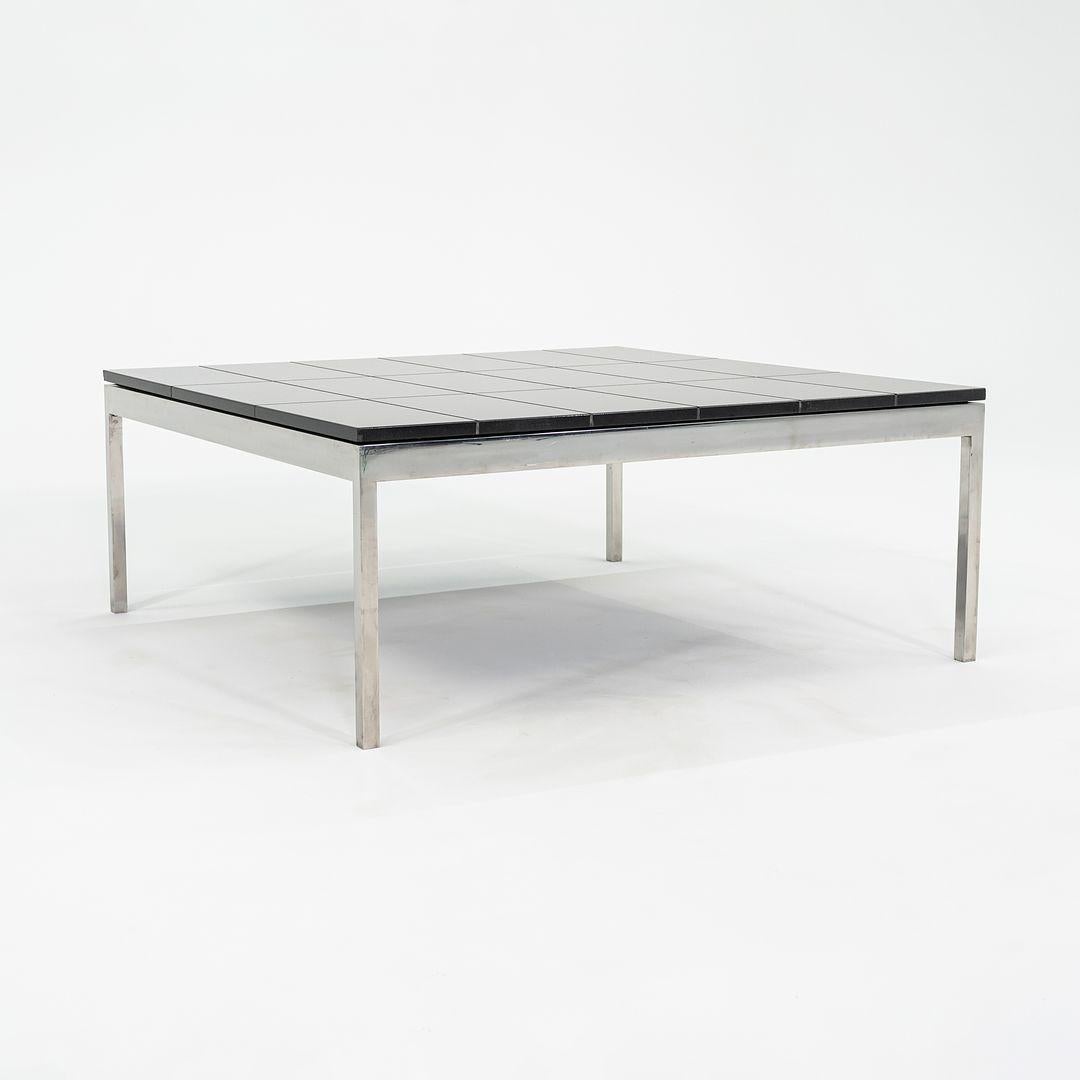 1974 Davis Allen & Gordon Bunshaft of SOM Coffee Table Granite & Steel 4x Avail Bon état - En vente à Philadelphia, PA