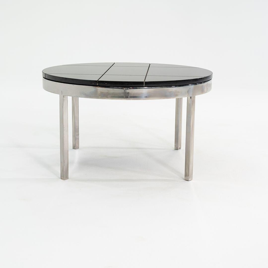 Acier 1974 Davis Allen & Gordon Bunshaft of SOM Coffee Table Granite & Steel 4x Avail en vente