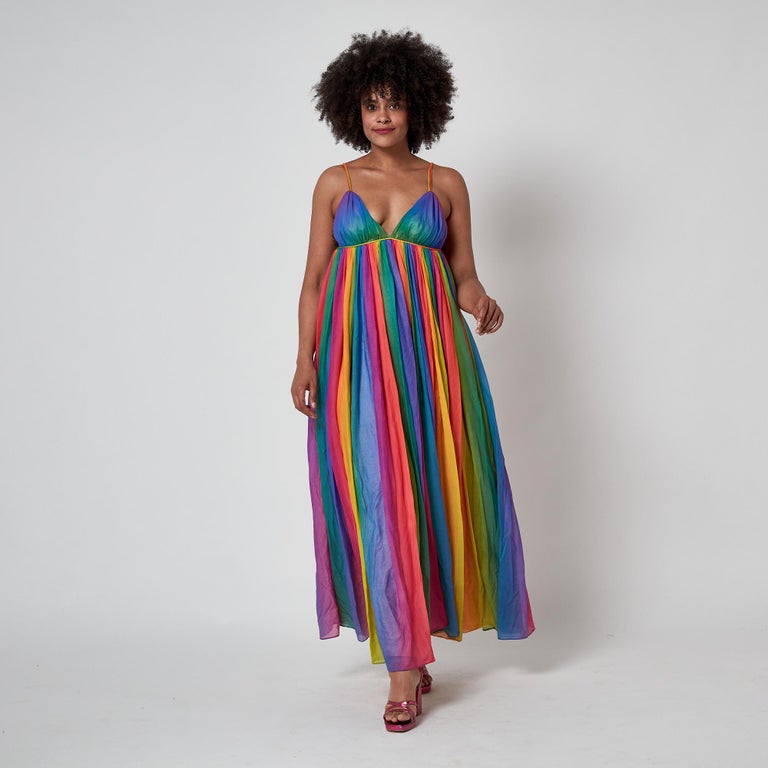baltic born giselle maxi dress Giselle Chiffon Maxi Dress - Rust