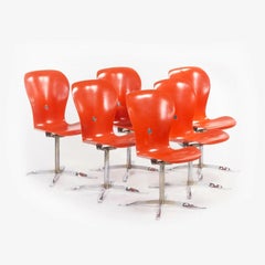 1974 Gideon Kramer Ion Chairs by American Desk Corp Fiberglass Sets Available