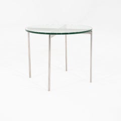1974 Gordon Bunshaft and Davis Allen for SOM Steel and Glass Side Table
