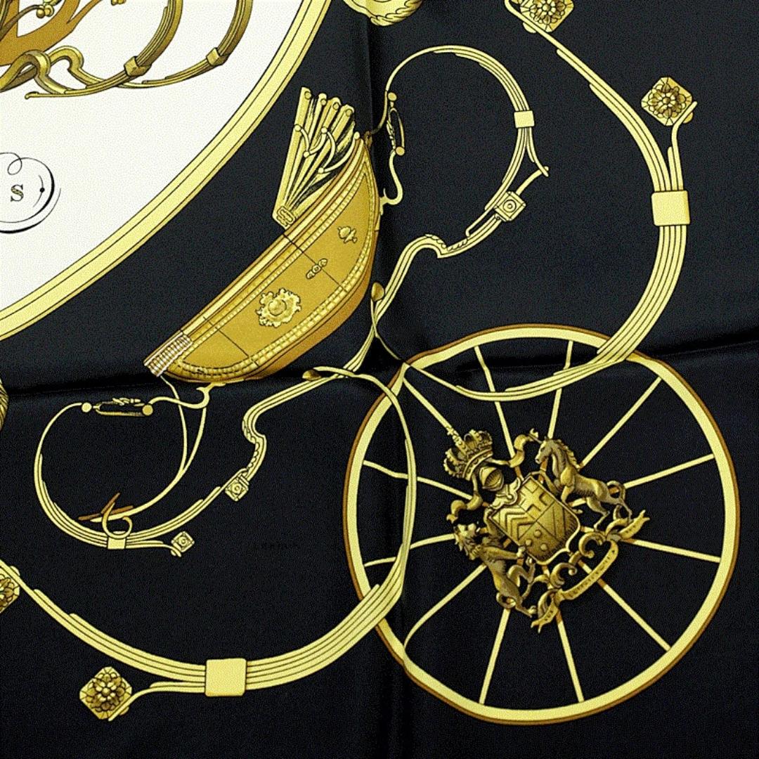 De las mujeres 1974 Pañuelo Hermès negro 