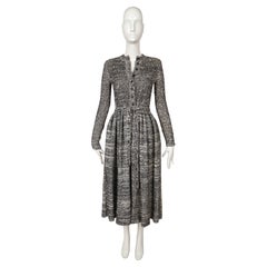1974 ISSEY MIYAKE documented space dyed knit RUNWAY dress