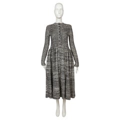 1974 ISSEY MIYAKE documented space dyed knit RUNWAY dress