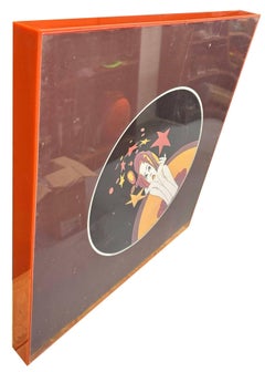 1974 John Luke Eastman Stampa moderna Pop Art con cornice "I Have Waited" (Ho aspettato)