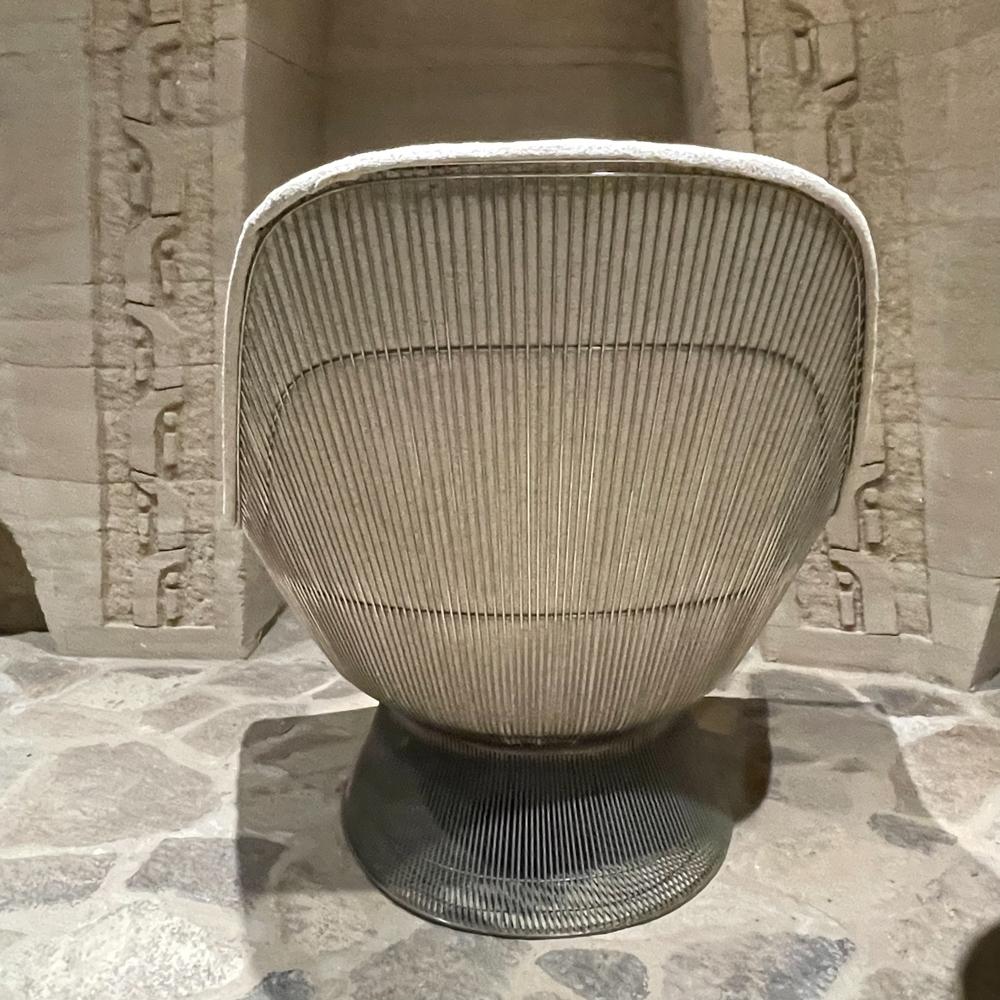 1974 Knoll Warren Platner Sensazionale coppia di Easy Lounge Chair bianco sporco in vendita 4