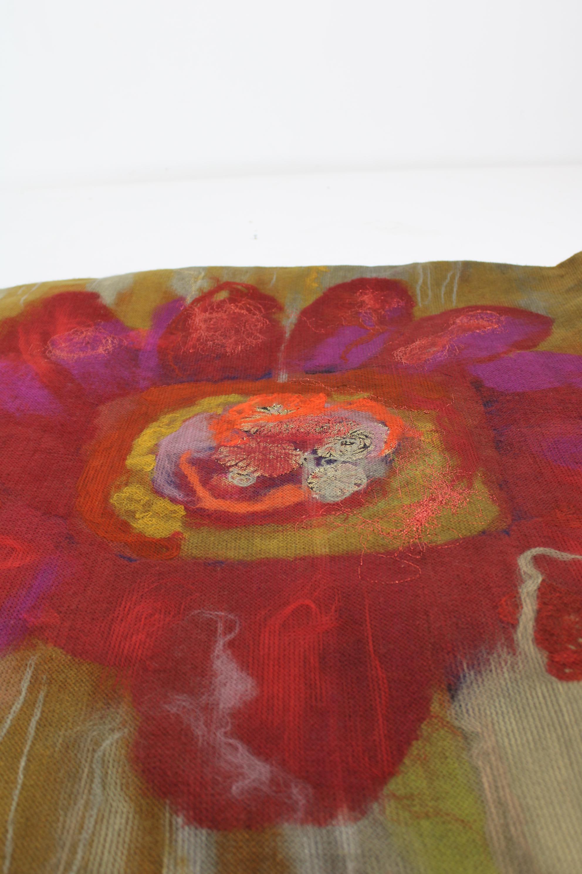 20th Century 1974 Large Wool Tapestry by Art Protis , Czechoslovakia For Sale