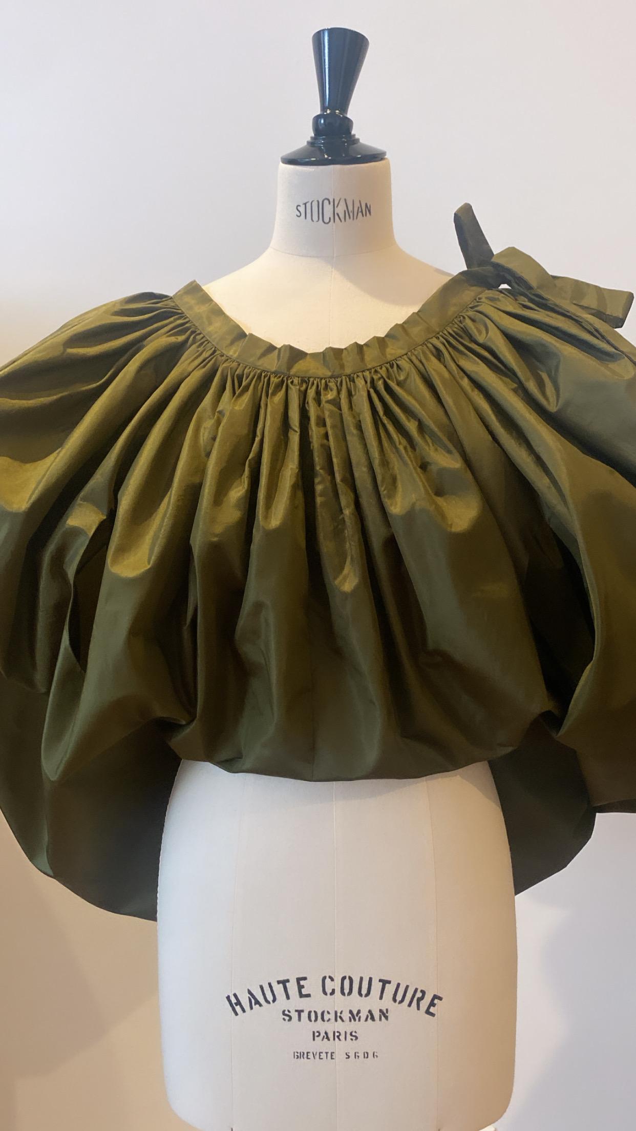 1974 Madame Grès Haute Couture Blouse For Sale 2