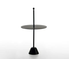 1974 "Servomuto" Castiglioni Design Zanotta Tavolino bianco e nero