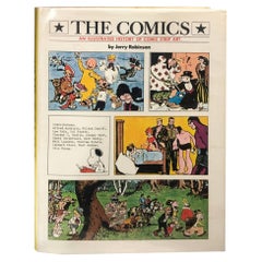 1974 The Comics An Illustrated History Of Comic Strips Art Book Jerry Robinson
