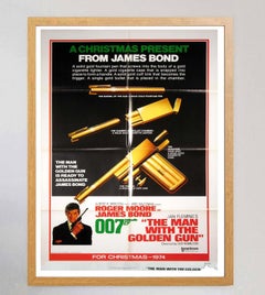 1974 The Man With The Golden Gun Original Vintage Poster