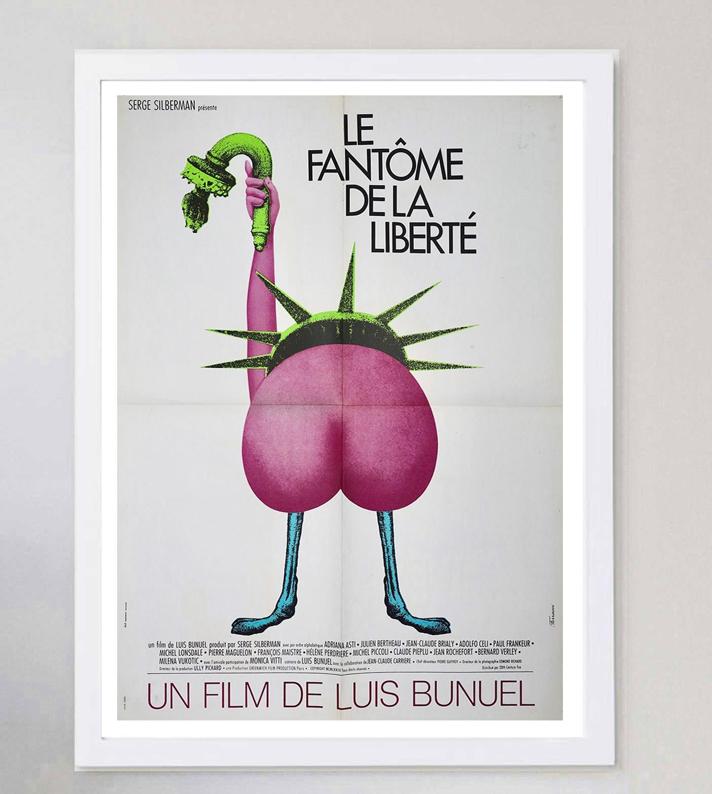 1974 Il fantasma della libertà (francese) Poster originale d'epoca In condizioni buone in vendita a Winchester, GB