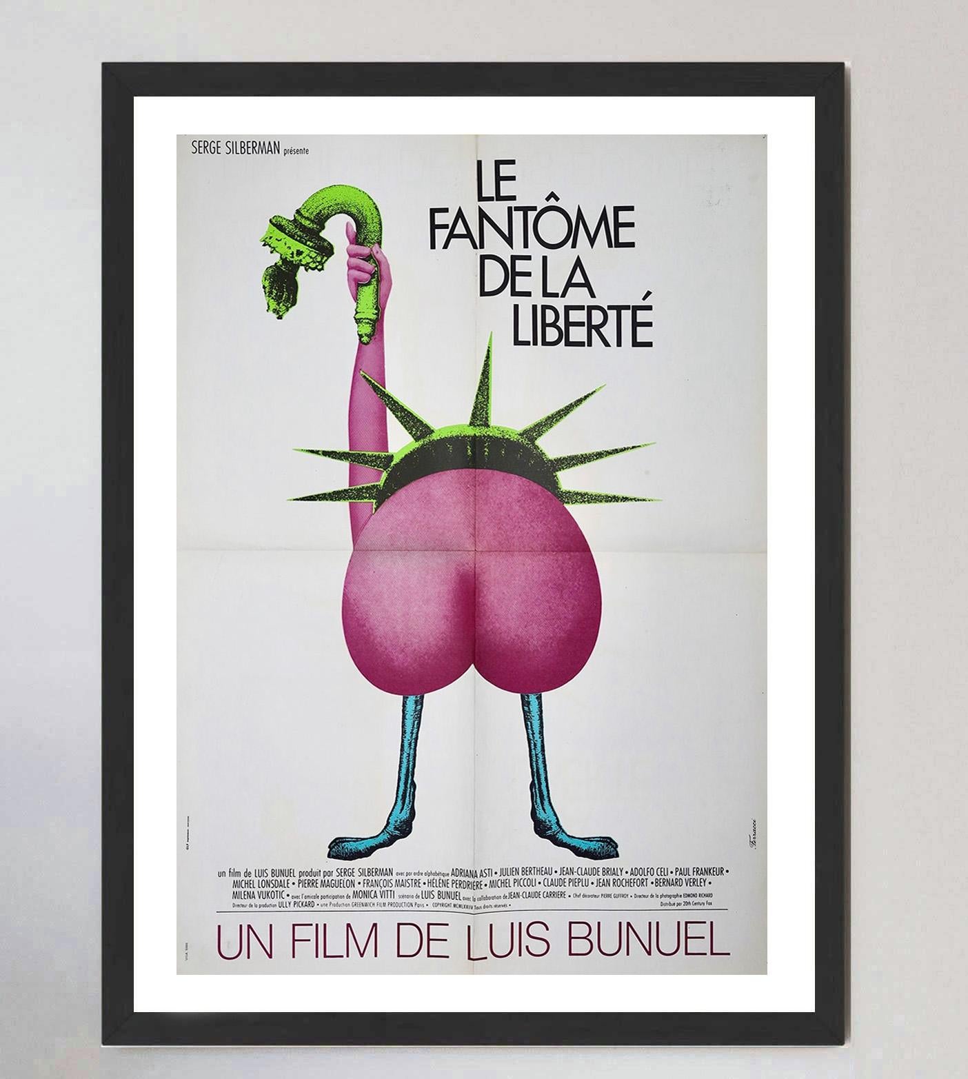Fine XX secolo 1974 Il fantasma della libertà (francese) Poster originale d'epoca in vendita
