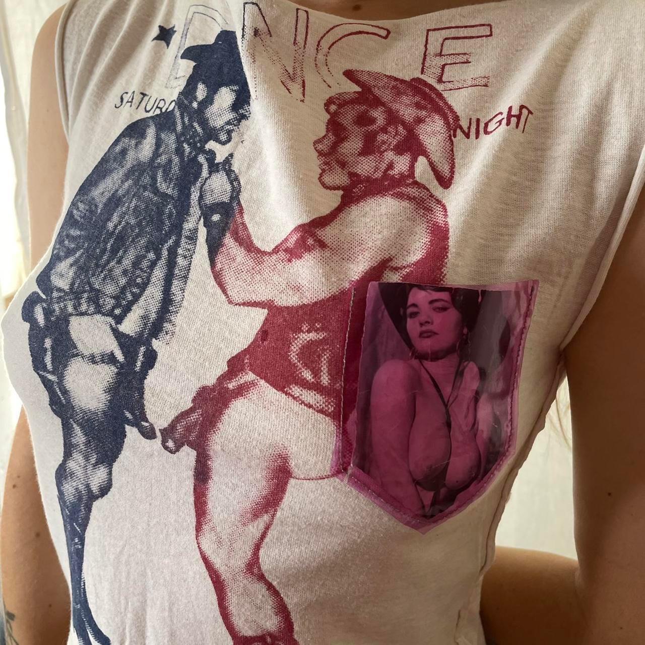 Gray 1974 Vivienne Westwood x Malcolm McClaren SEX tank top For Sale